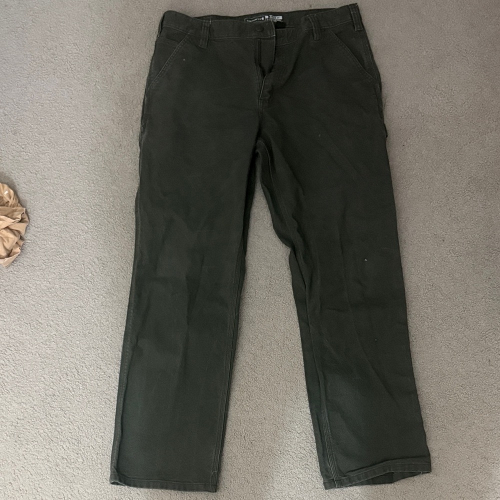 Carhartt Men's Dark Green Rugged Flex 36x32